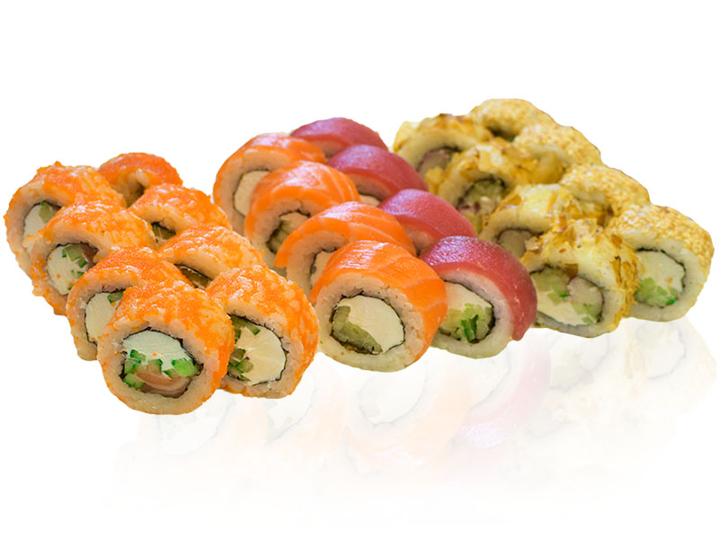 Сет накахара 6 різних смаків fish sushi Тернопіль